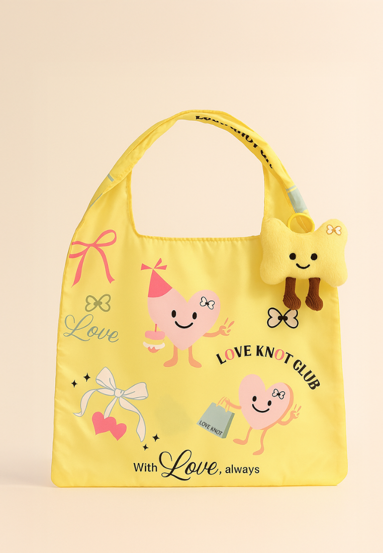 Love Knot’s 7th Birthday Edition Yellow Ribbon Plushie Bag