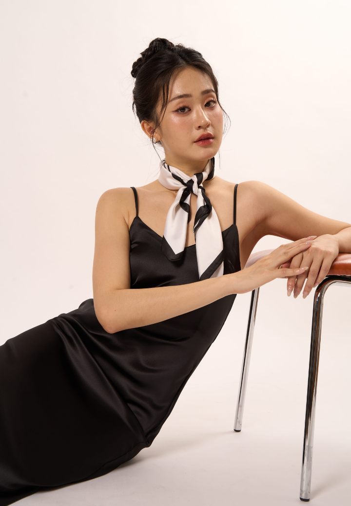 Celia Classic Cami Dress (Black)