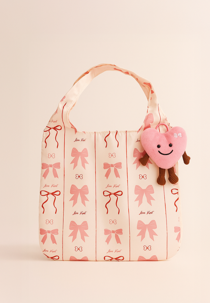 Love Knot’s 7th Birthday Edition Pink Heart Plushie Bag