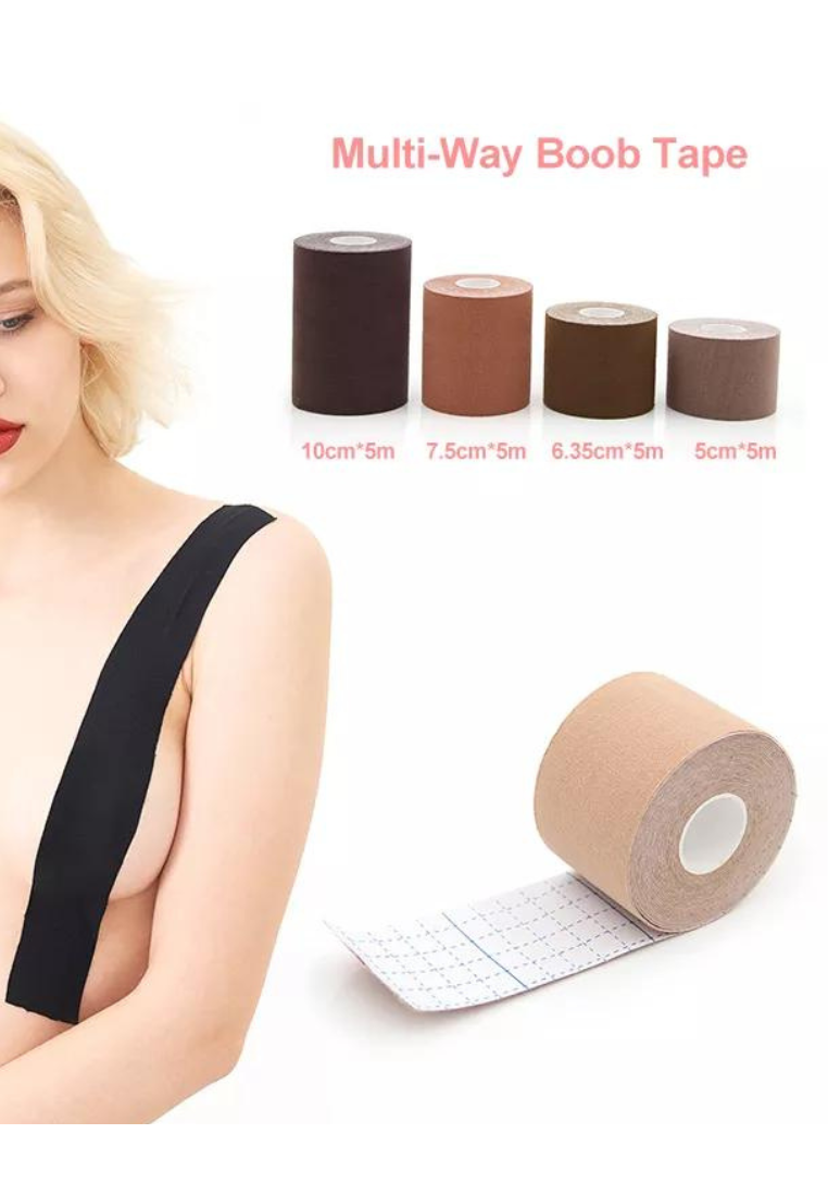 Boob Tape Roll Nude Colour Invisible Adhesive Bra | Body Tape For B