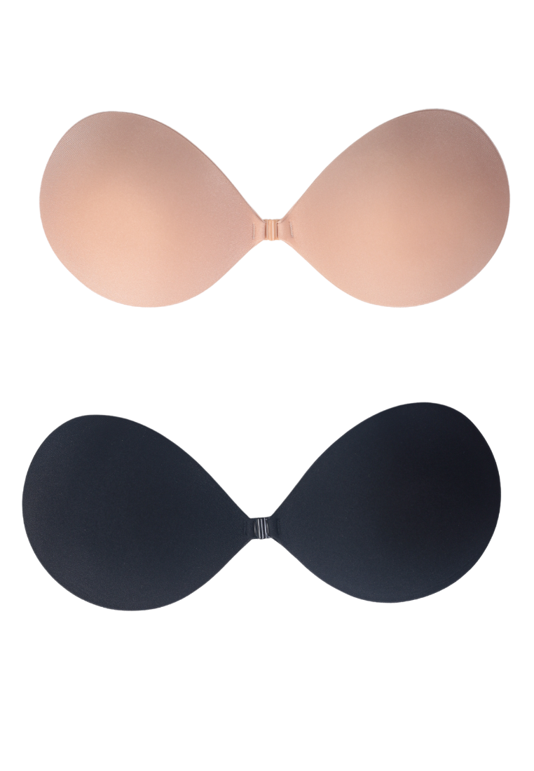 Nubra Adhesive Push Up Bra - Nude/Pale Peach - Cup Size - – BB Store