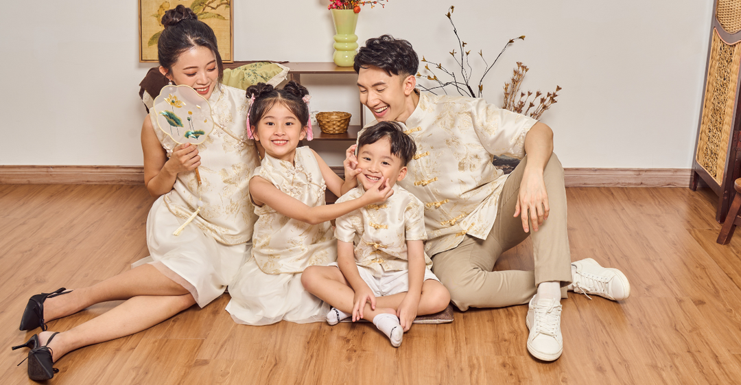 Golden Prosperity 金碧辉煌 Premium Jacquard Family Set