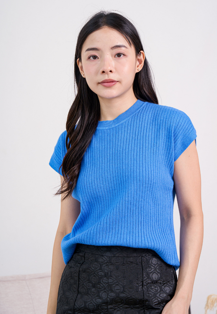 Bolivia Ribbed Knit Top