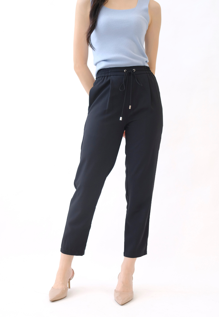 Levine Drawstring Tapered Pants