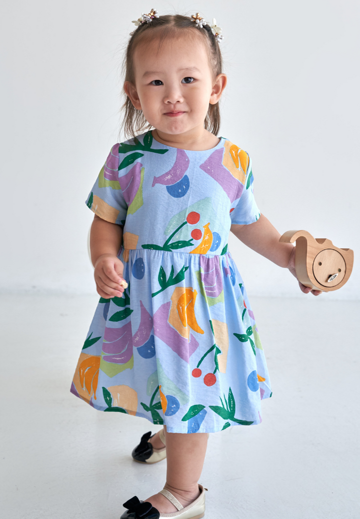 Little Nerine Fruit Art Prints Dress