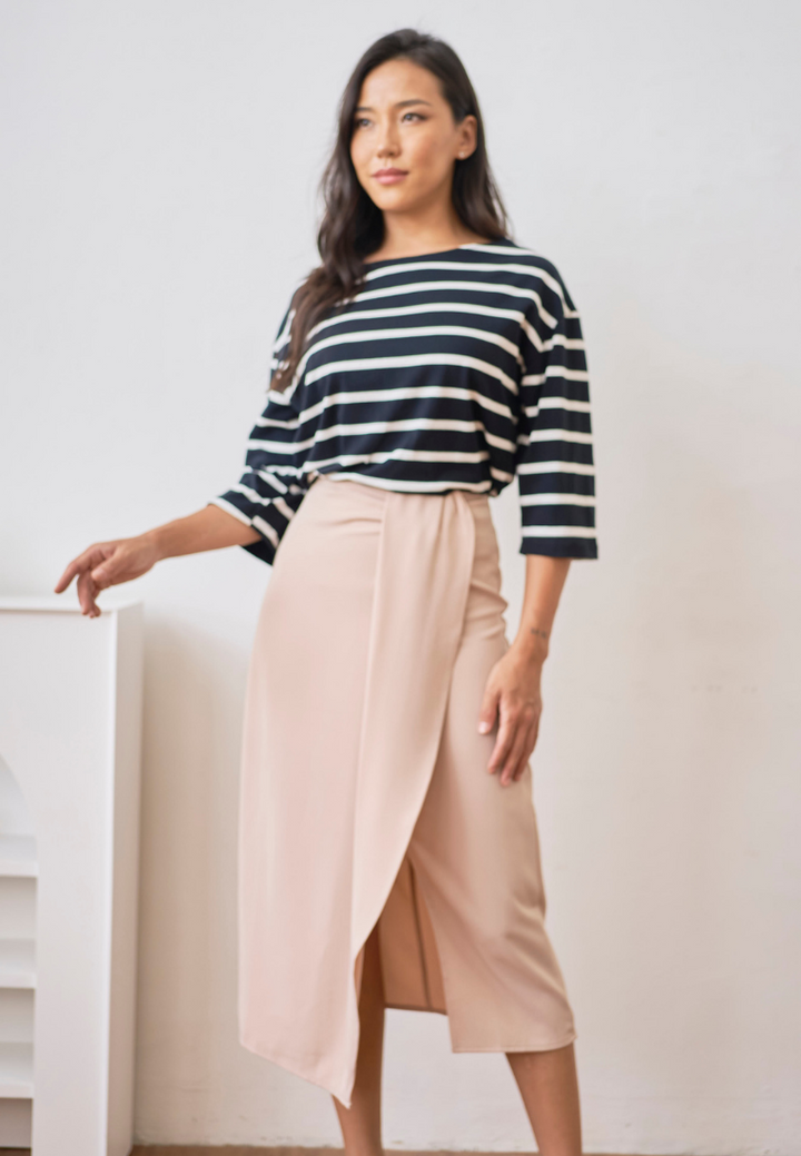 Louna Ruched Pencil Skirt