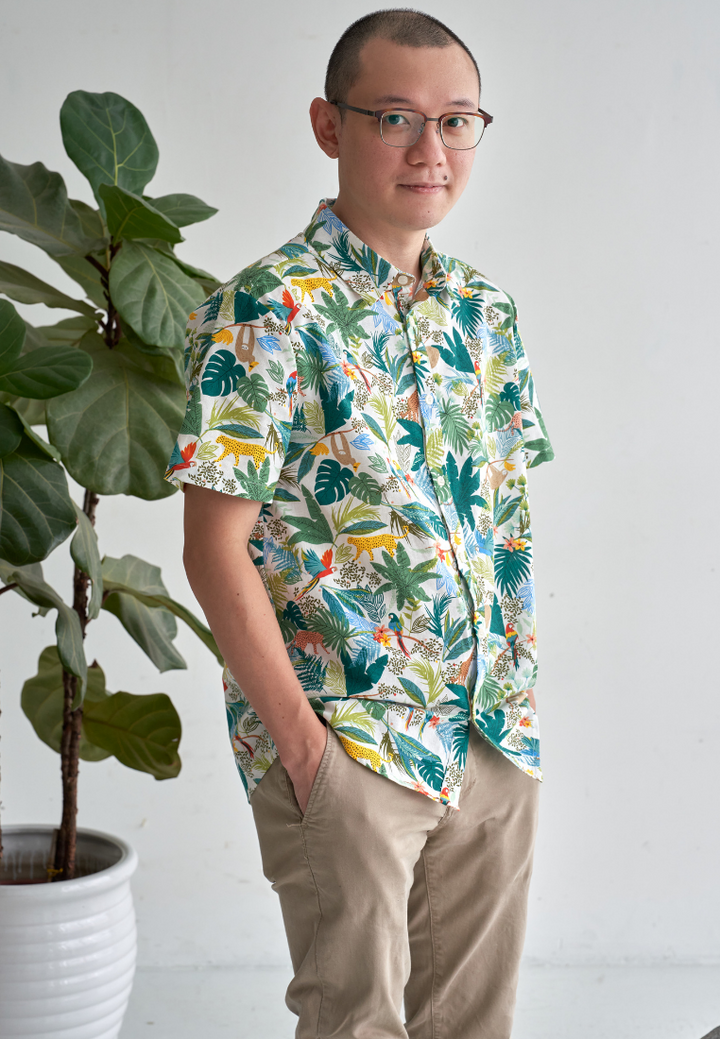 Kanoa Tropical Prints Button Down Shirt