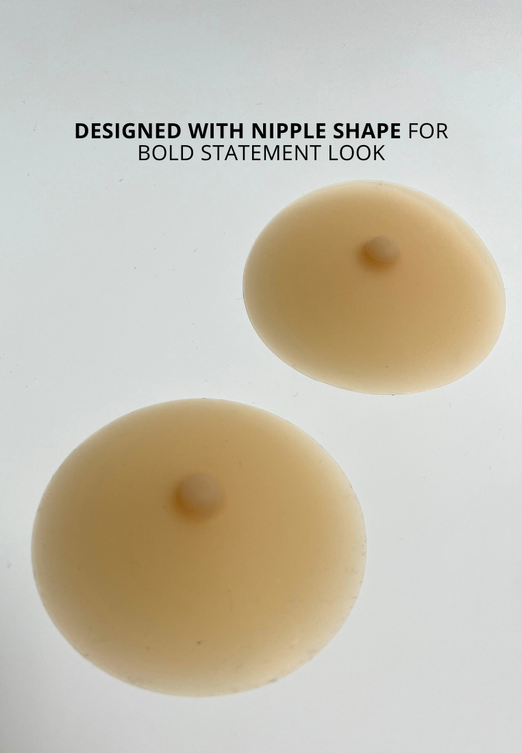 Fake Nipple Reusable Adhesive Silicone Nipple Cover Adhesive Men Gym Exercise Cycling Unisex