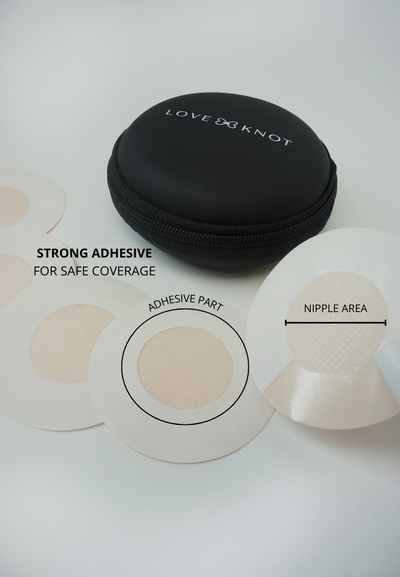 Disposable One Time Use Satin Adhesive Nipple Cover Adhesive Nipple Patch