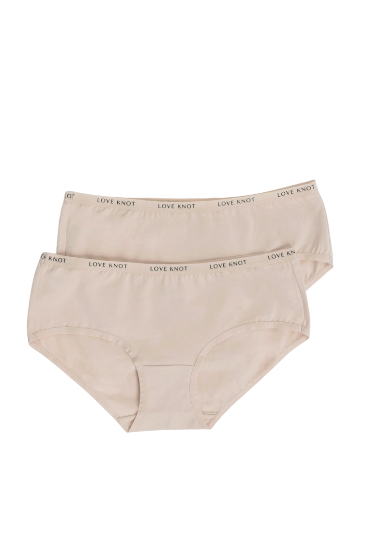 BONDee™ Premium Cotton Panties 2in1 Pack (Beige)