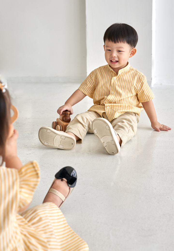 Little Micah Pinstripes Button Down Shirt