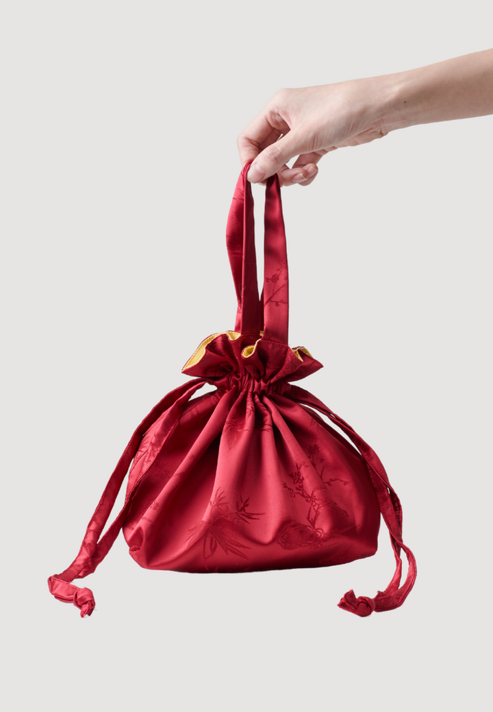 LK CNY Special Edition Lucky Reversible Drawstring Bag (Red)