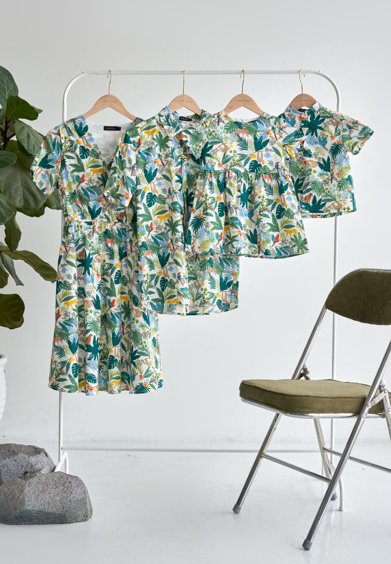 Little Nereida Tropical Prints Dress