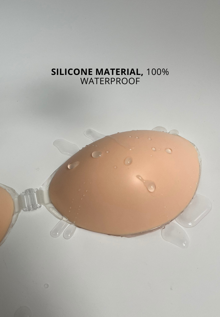 Cup A-C Solid Silicone Seamless Push Up Pad (2cm) Adhesive Nubra