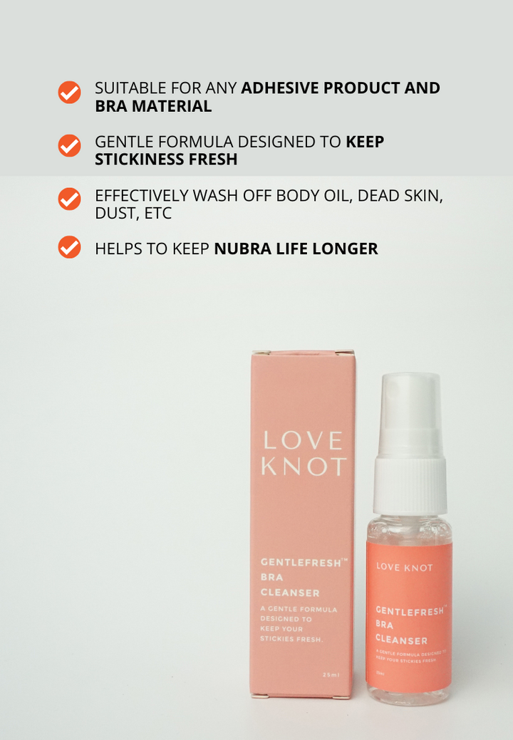 Gentlefresh™ Bra Nubra Adhesive Product Cleanser