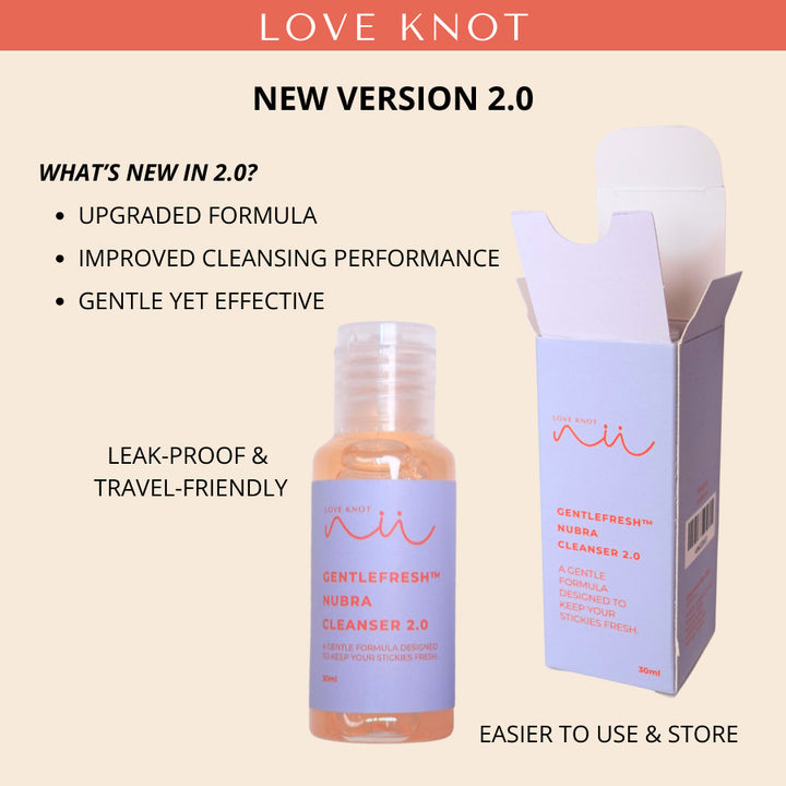 Love Knot Gentlefresh™ Bra Nubra Adhesive Product Cleanser
