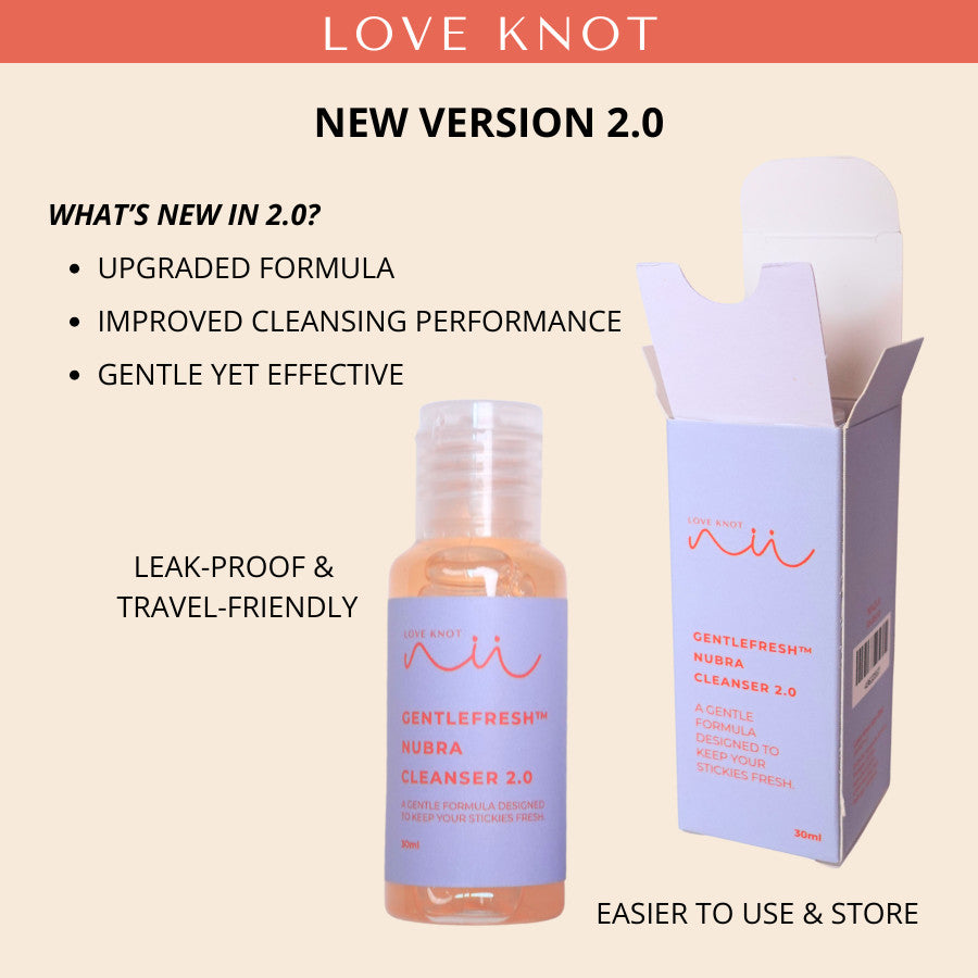 Love Knot Gentlefresh™ Bra Nubra Adhesive Product Cleanser