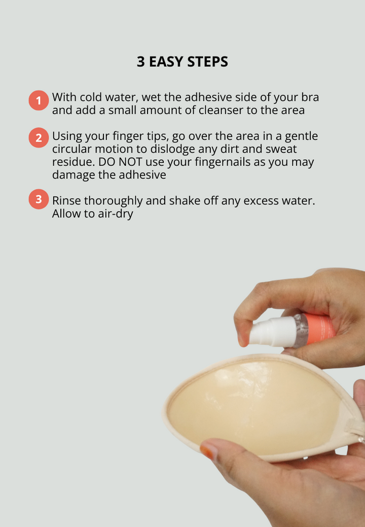 Gentlefresh™ Bra Nubra Adhesive Product Cleanser