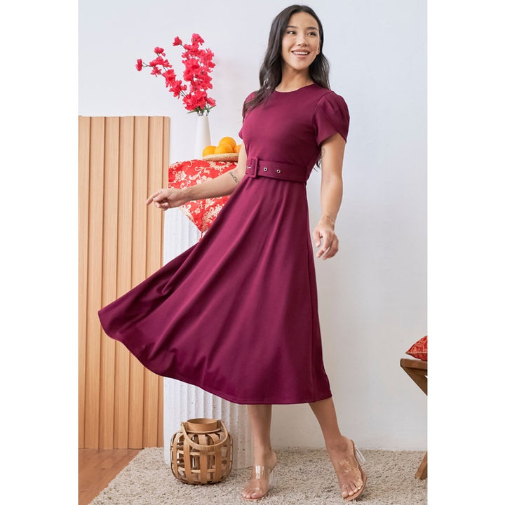 Love Knot Carissa Tulip Sleeves A-line Dress