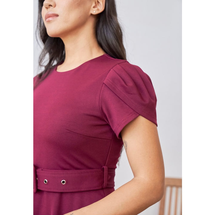 Love Knot Carissa Tulip Sleeves A-line Dress