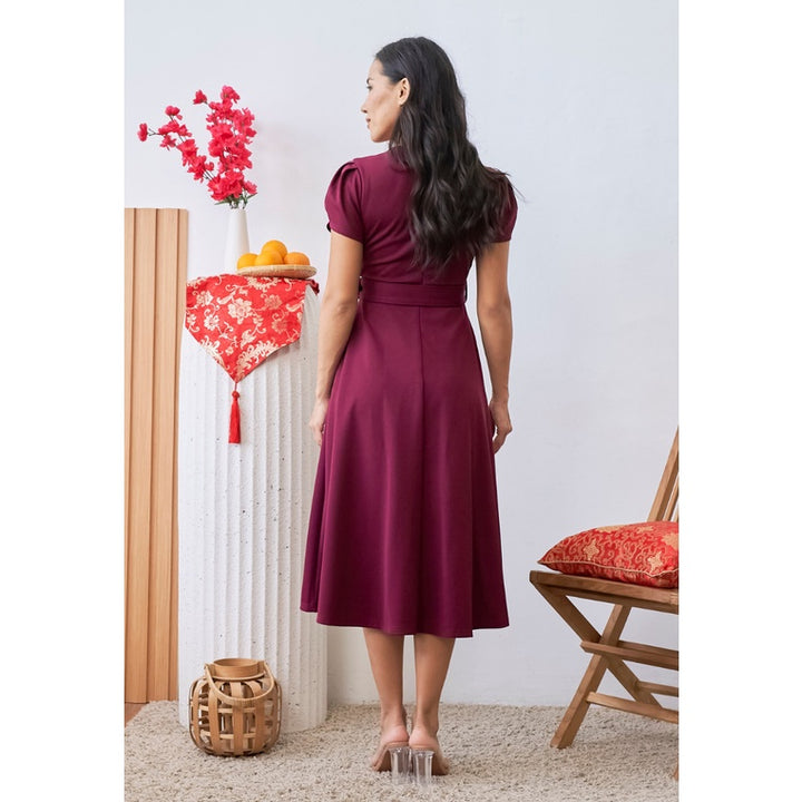 Love Knot Carissa Tulip Sleeves A-line Dress