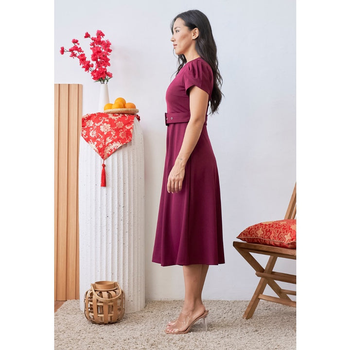 Love Knot Carissa Tulip Sleeves A-line Dress