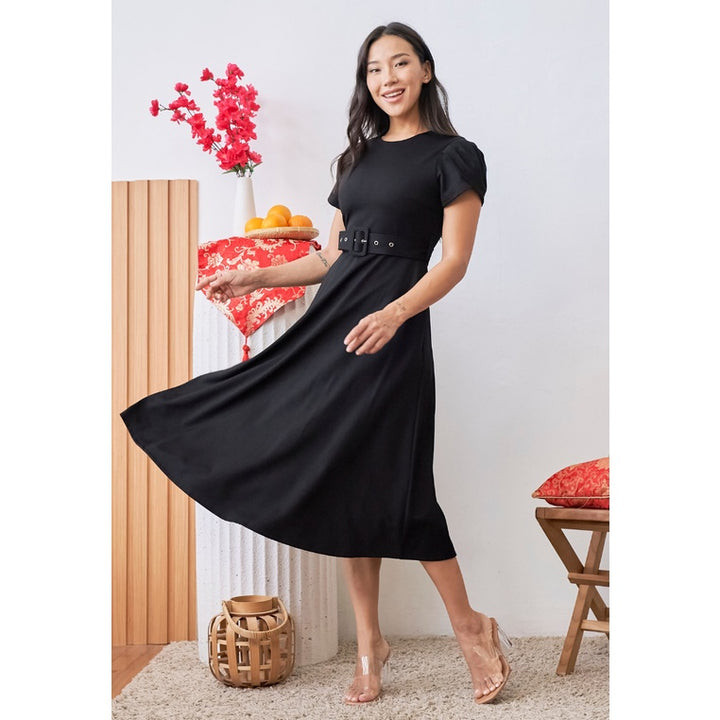 Love Knot Carissa Tulip Sleeves A-line Dress