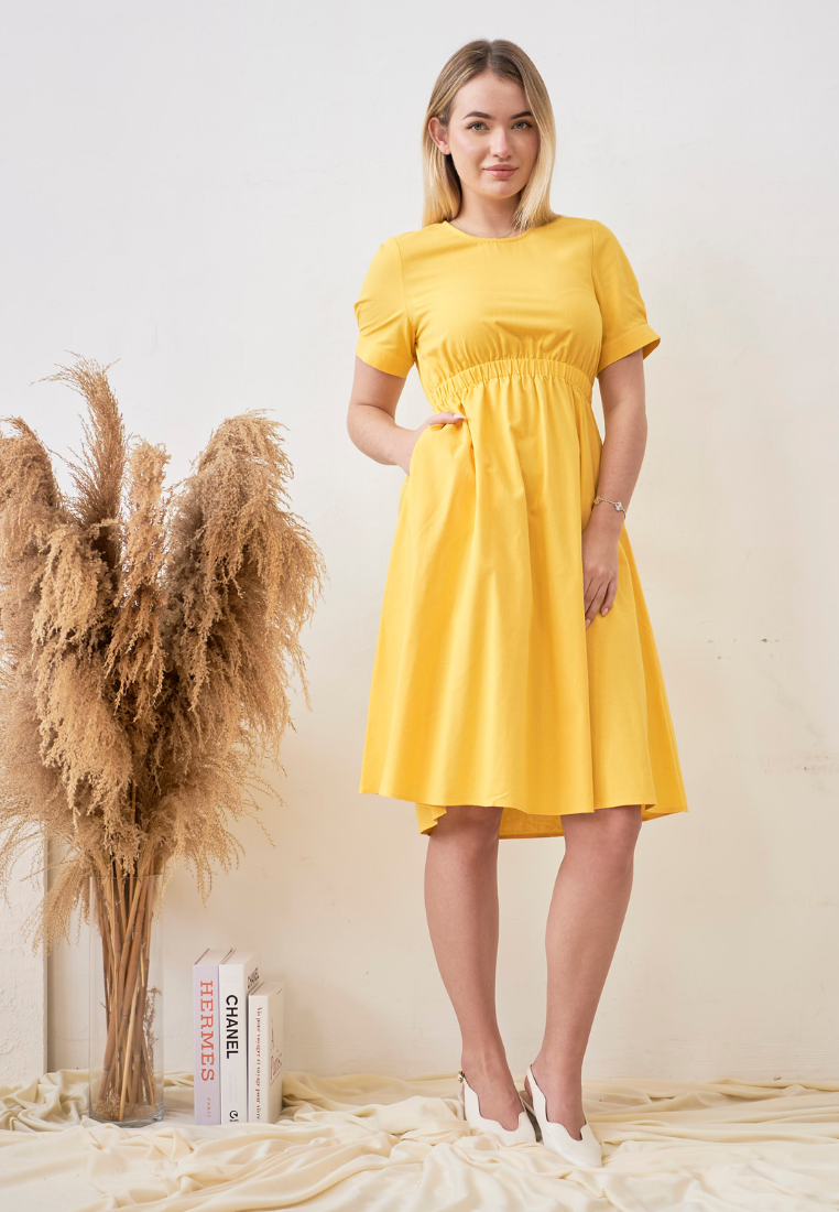 Daria A-line Linen Dress