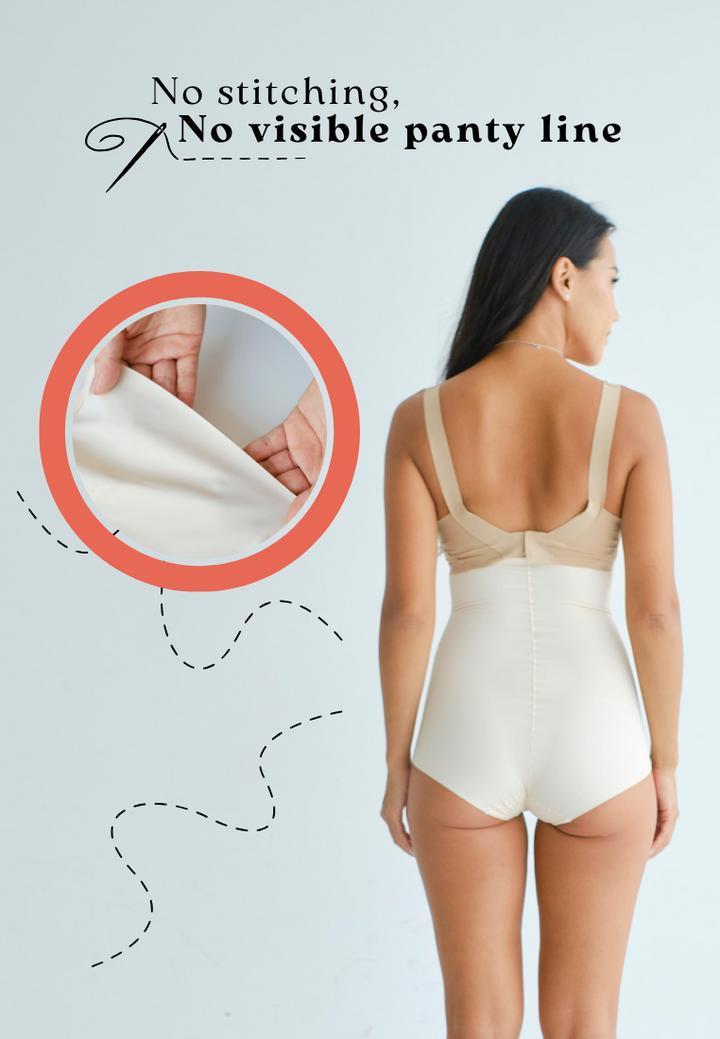 [New & Improved] SlimShape™ Meshfit High Waisted Plus Size Compression Panty