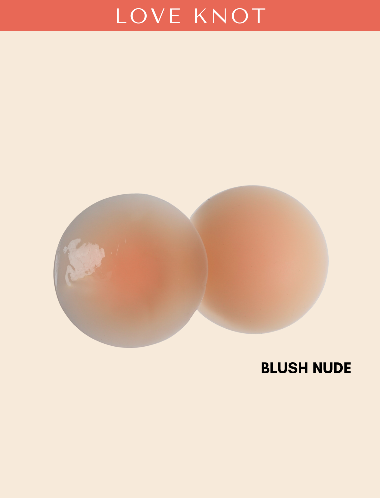 8cm Reusable Adhesive Skin Friendly Breathable Sticker Bra Invisible Solid Silicone Nipple Patch Cover (Round Shape)