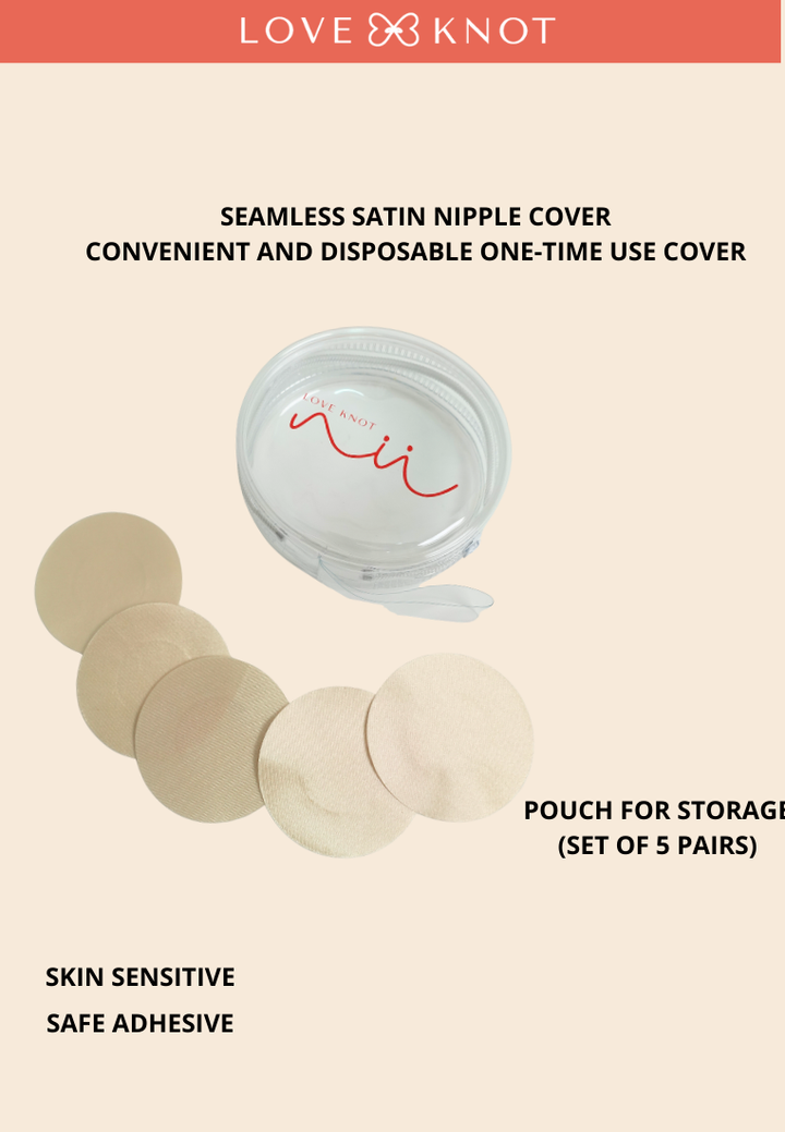 Disposable One Time Use Satin Adhesive Nipple Cover Adhesive Nipple Patch