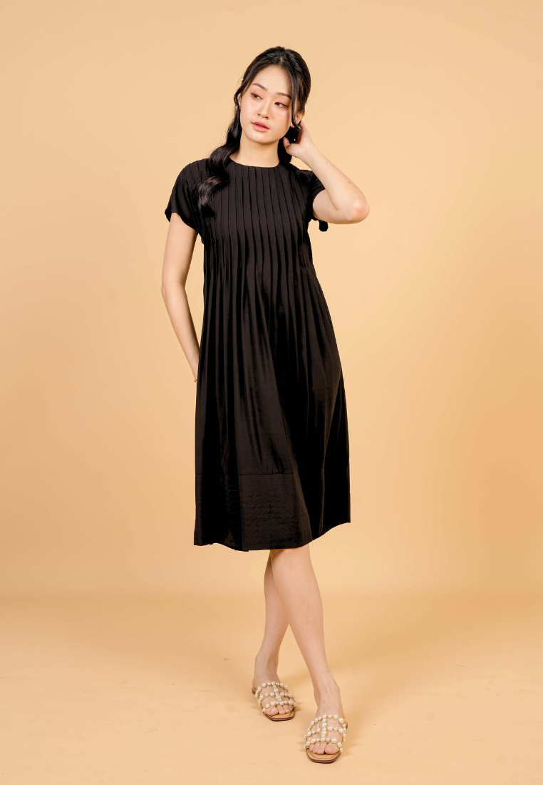 A DEE - Star Love Thea Bow Sweat Dress - Light Grey main image 0