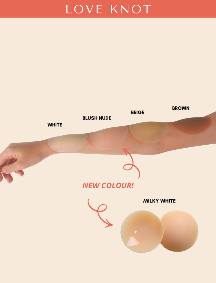 8cm Reusable Adhesive Skin Friendly Breathable Sticker Bra Invisible Solid Silicone Nipple Patch Cover (Round Shape)