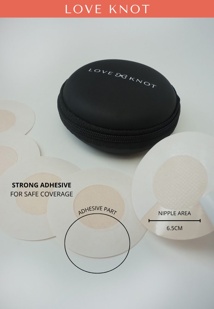 Disposable One Time Use Satin Adhesive Nipple Cover Adhesive Nipple Patch