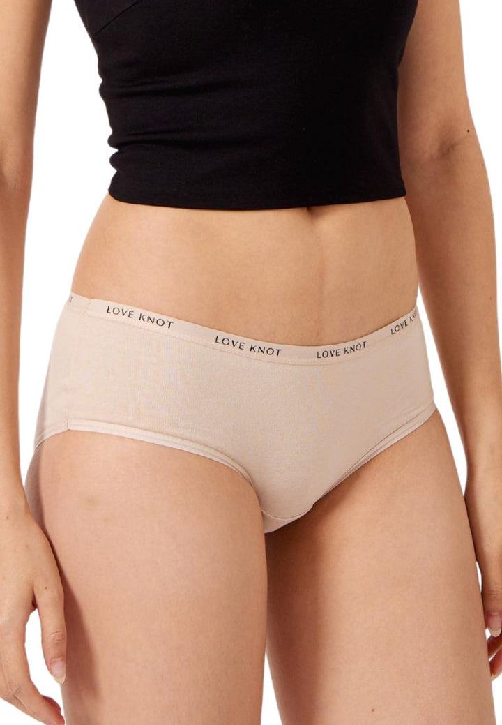 BONDee™ Premium Cotton Panties 2in1 Pack (Beige)