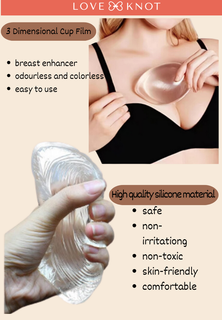 Silicone Transparent Bra Padding or Bra Inserts