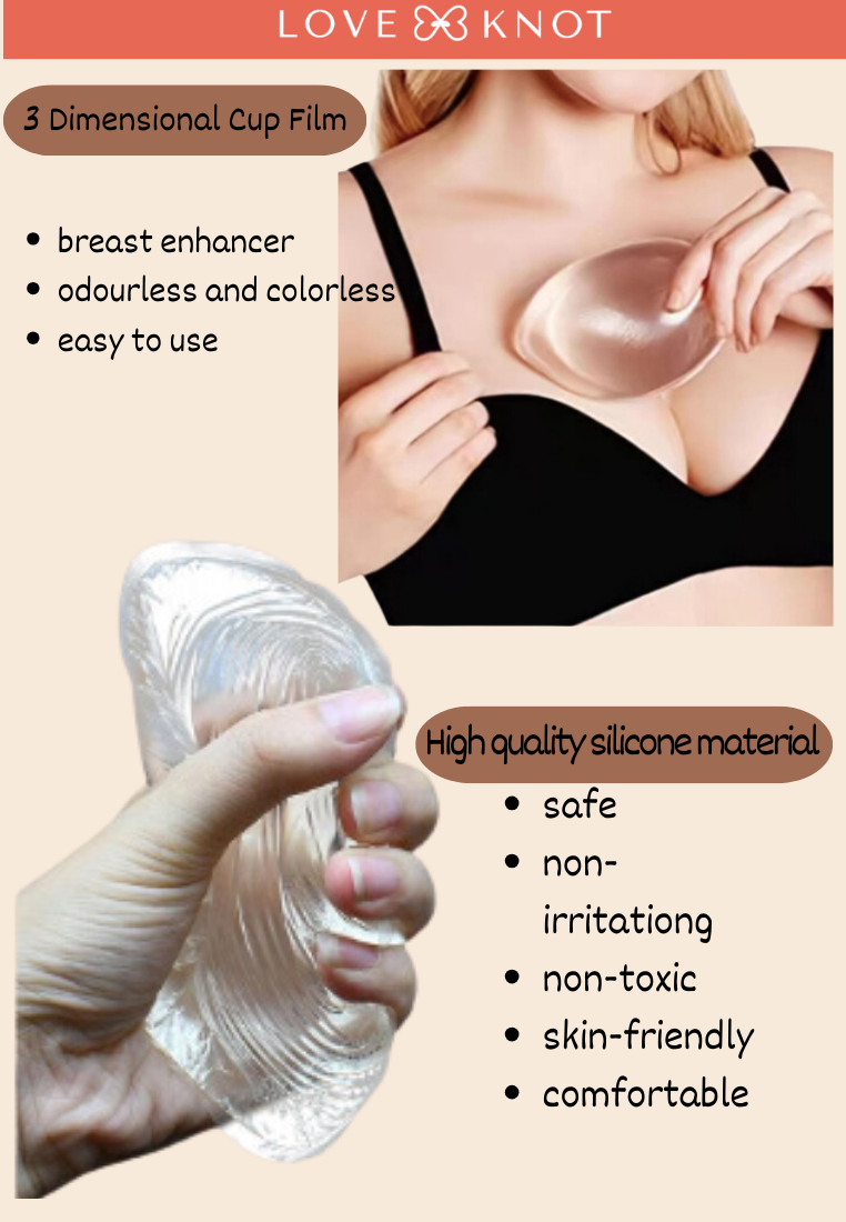 Silicone Transparent Bra Padding or Bra Inserts