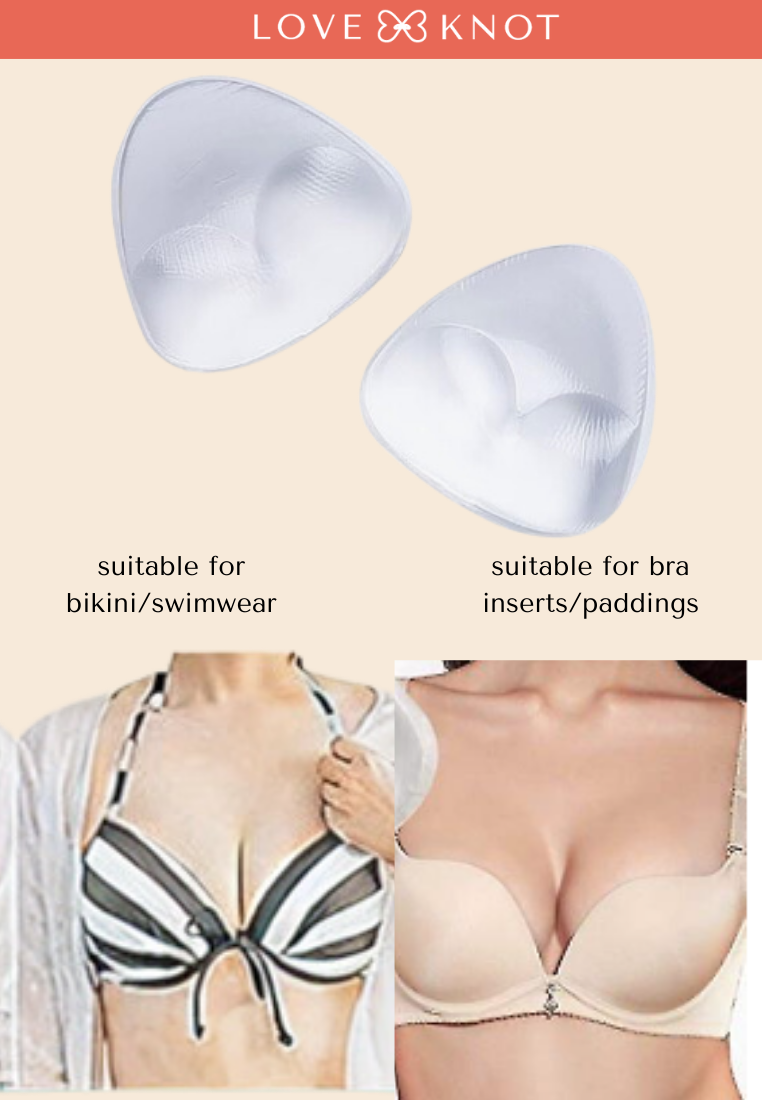 Silicone Triangle Transparent Bra Inserts Push Up Pad Enhancer