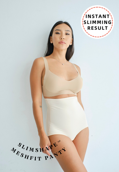 [New & Improved] SlimShape™ Meshfit High Waisted Plus Size Compression Panty