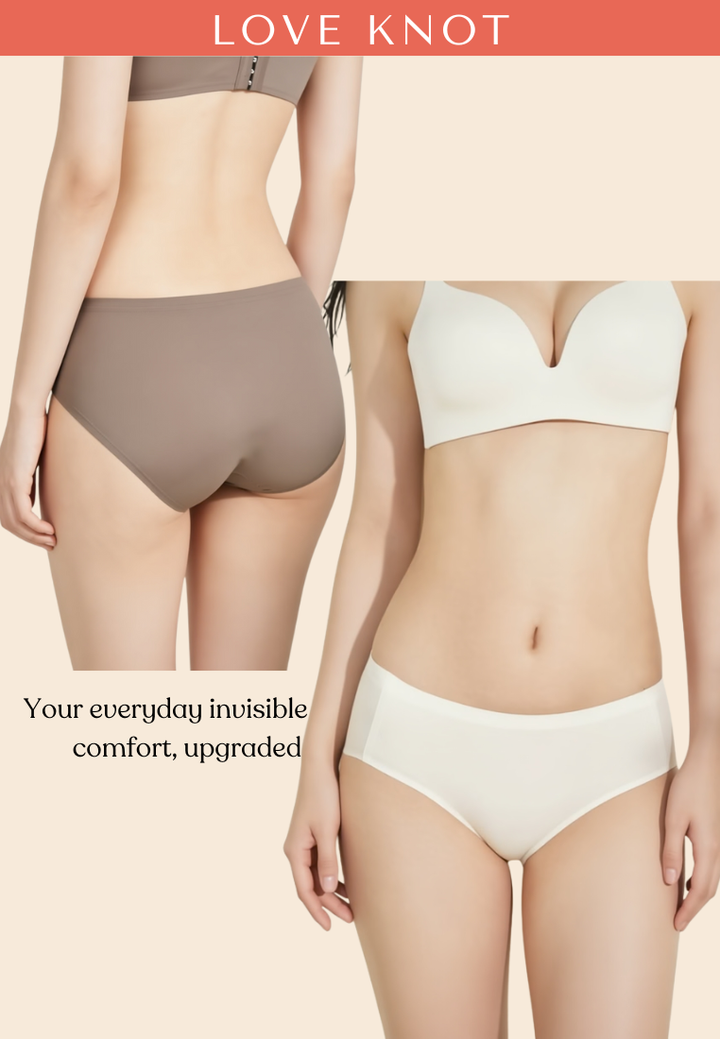 Icy Silk Seamless Mid-waist Panties