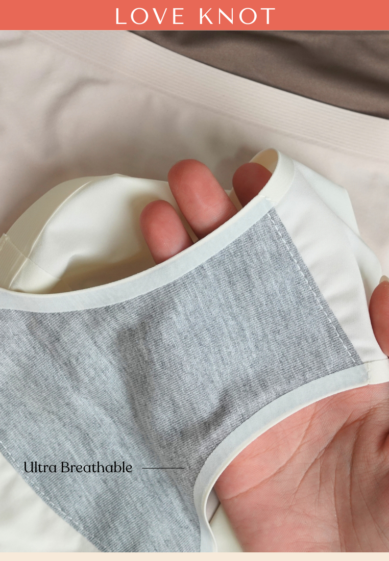 Icy Silk Seamless Mid-waist Panties