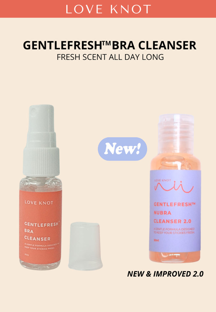 Love Knot Gentlefresh™ Bra Nubra Adhesive Product Cleanser