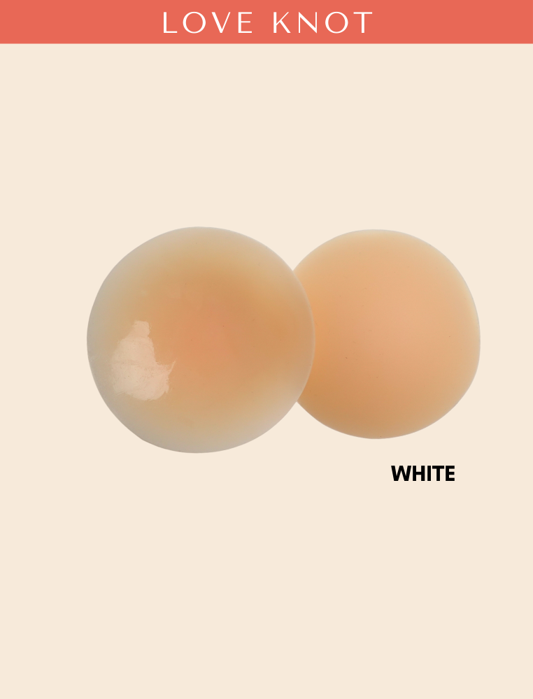 8cm Reusable Adhesive Skin Friendly Breathable Sticker Bra Invisible Solid Silicone Nipple Patch Cover (Round Shape)