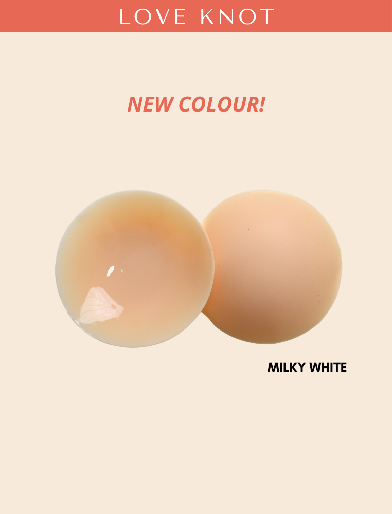 8cm Reusable Adhesive Skin Friendly Breathable Sticker Bra Invisible Solid Silicone Nipple Patch Cover (Round Shape)