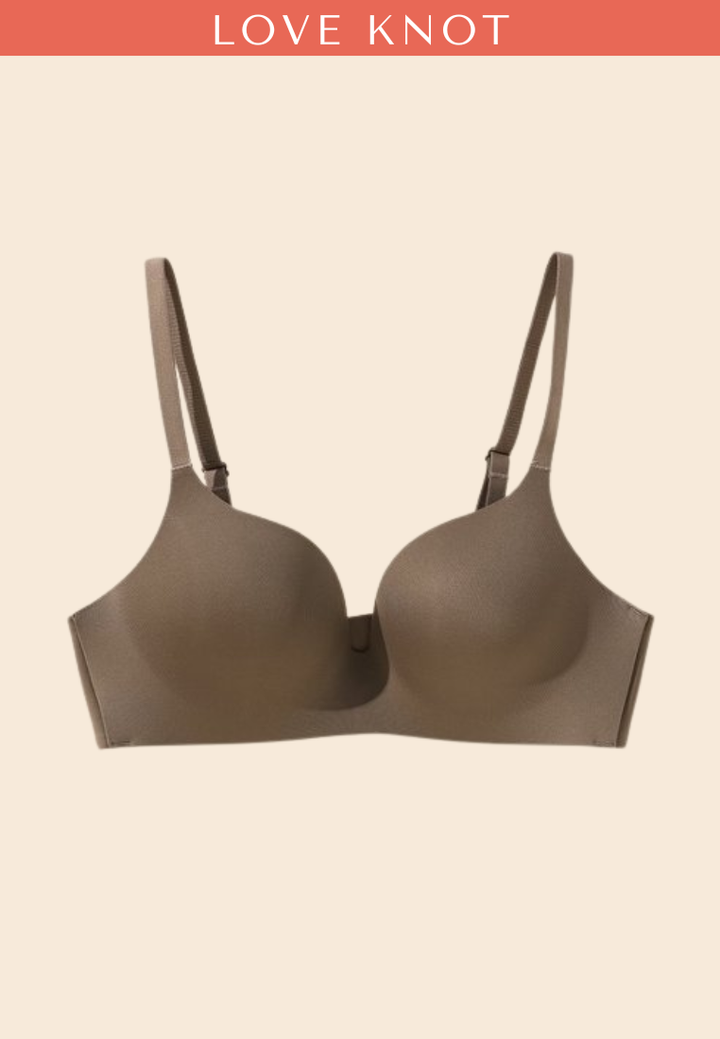 Love Knot Meegan 3D Hold Wireless Push Up Bra Ultra Comfort Seamless T-shirt Bra