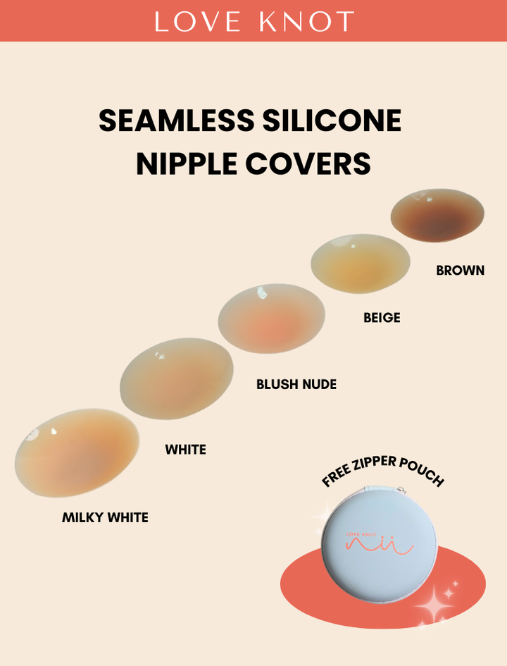 8cm Reusable Adhesive Skin Friendly Breathable Sticker Bra Invisible Solid Silicone Nipple Patch Cover (Round Shape)