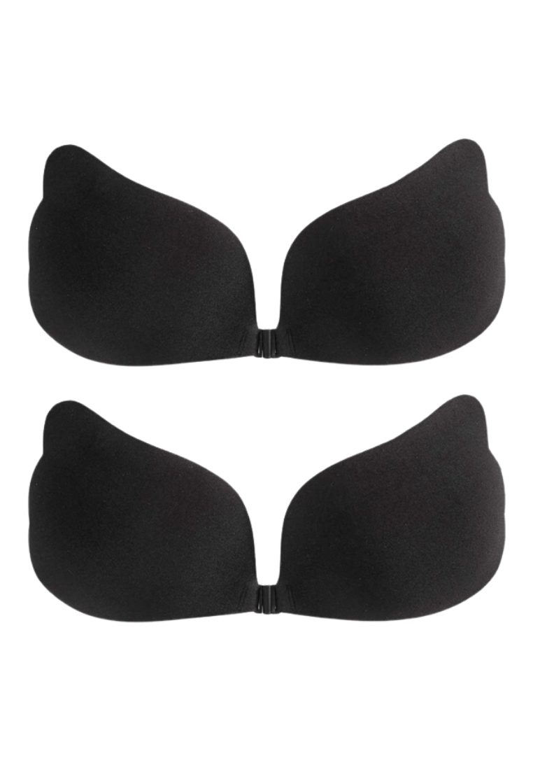 [Imperfect Quality] Love Knot Cup A-F Seamless Invisible Adhesive Angel Wing Nubra Push Up Stick On Wedding Silicon Bra