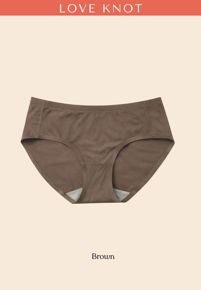 Icy Silk Seamless Mid-waist Panties
