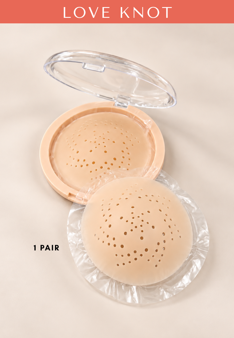 Love Knot AirBreezeTM Premium Breathable Silicone Nipple Cover