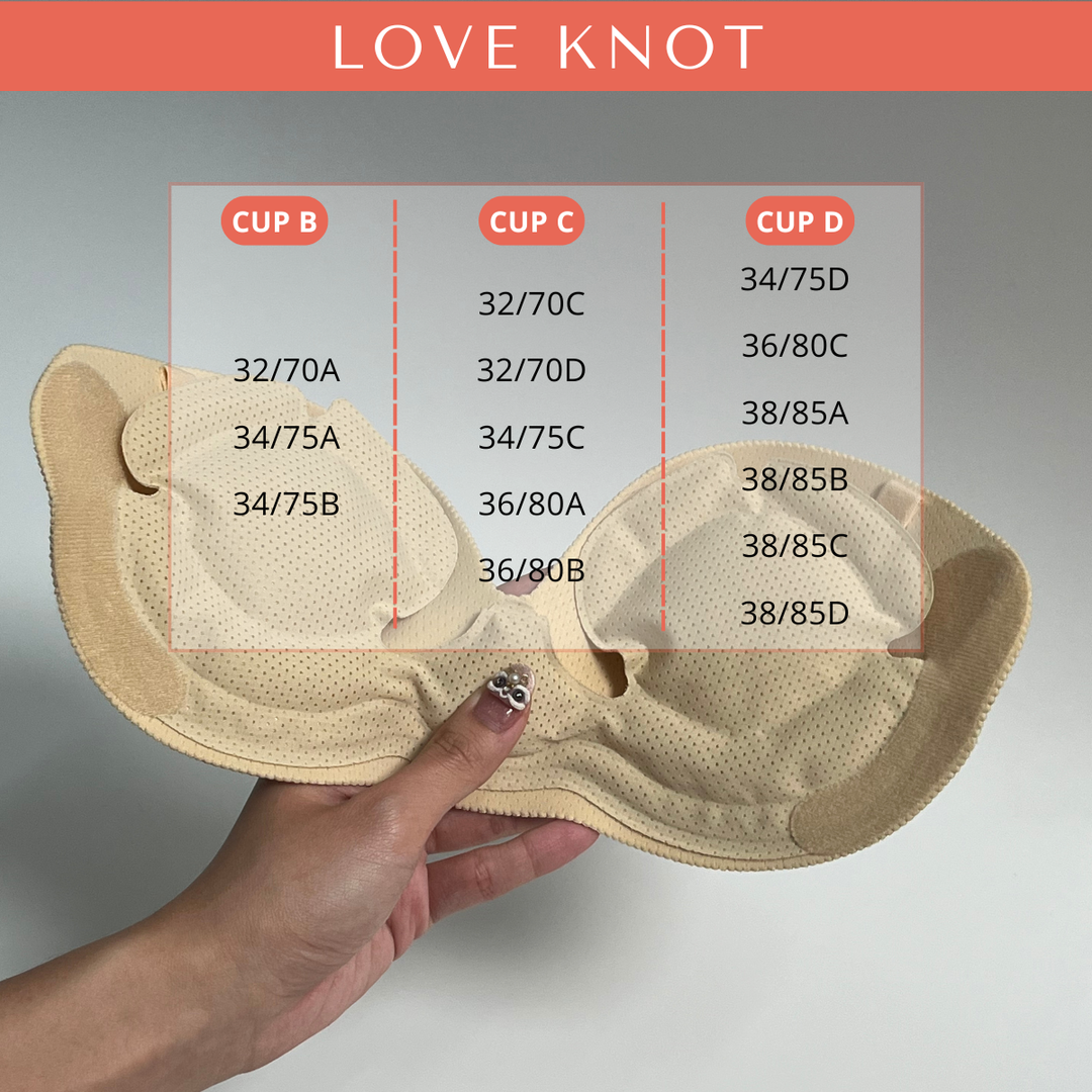 Pop Inflatable Bra Love Knot Label | Push Up Inflatable Seamless Bra Air Pump A-D Cup